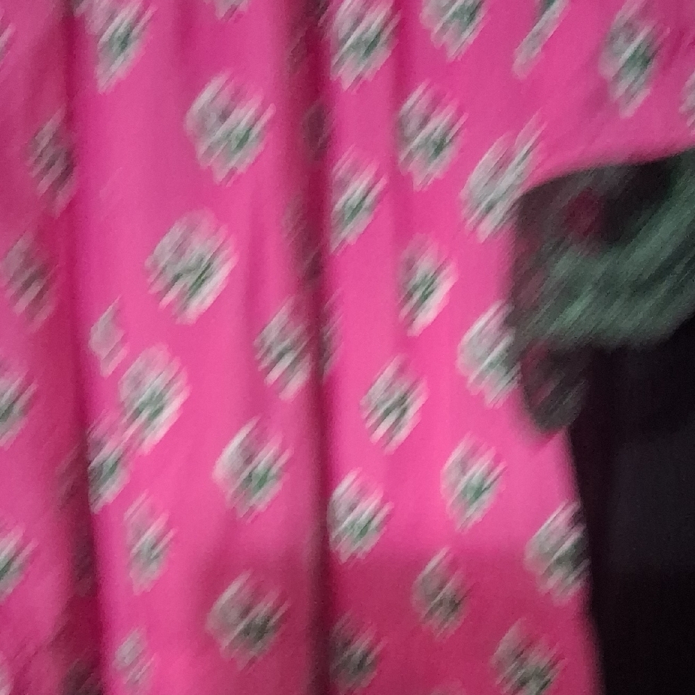 2 Tops JM Collection Turquoise& Black Printed Tunic.Crown&ivy Pink w/ GreenLace - Picture 8 of 12
